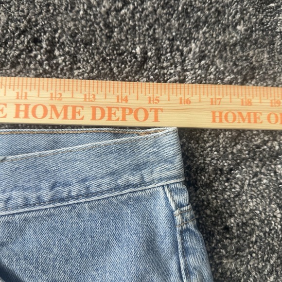 Vintage Levi's 505 Jeans 32x30 Light Wash Denim Y2K Distressed‎ Skater 00s - Picture 8 of 14